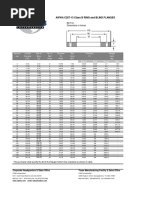 Awwa C207-13 Class B Ring and Blind Flanges: OD BC ID