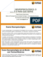 Aula o Exame Neuropsicológico. o Que É e para Que Serve