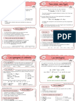 Lecons Vocabulaire cm2 S