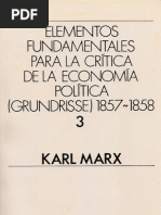 Elementos Fundamentales para La Critica de La Economia Politica Grundrisse 18571858 Vol 3 - Karl Marx