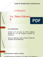 Semana 4 - Presentación Ley Monetaria en Honduras