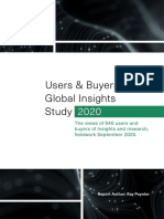 Users & Buyers Global Insights Study