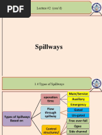 Spillways: Lecture #2 (Con'd)