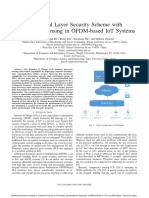 A Physical Layer Security Scheme With Compressed Sensing in Ofdm-Based Iot Systems