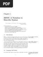 EBNF - A Notation To