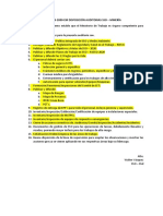 Auditoria Según D.S. 016-2009-EM - Lista de Puntos Resaltantes