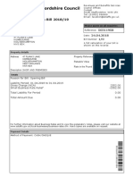 Non-Domestic Rates Bill 2018/19: Please Quote On All Enquiries