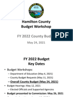 Budget Workshop 3 FY 2022