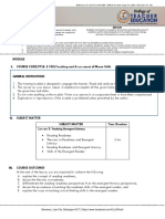 COURSE CODE/TITLE: E 108 - Teaching and Assessment of Macro Skills