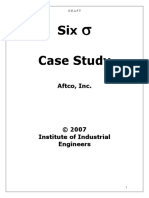 Six Sigma Black Belt Case Study