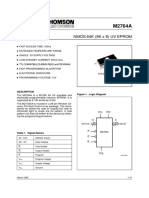 Nmos 64K (8K X 8) Uv Eprom: Figure 1. Logic Diagram Description