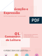 Aula 11-05 - COMUNICAÇÃO E EXPRESSÃO