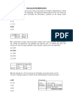 Trabalho Calculo de Medicamentos