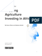 Mapping Agriculture Investing in Africa: by Owens Otieno and Adedana Ashebir