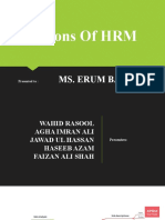 Functions of HRM