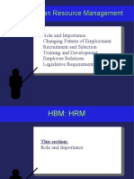 HBM: Human Resource Management