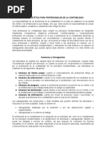 Resumen Codigo de Etica