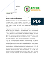 Crisis Económica 2008 en República Dominicana - AA