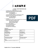 Passive: To Be + Past Participle (V3)