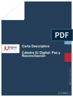 Carta Descriptiva Cátedra Paz y Reconciliación 2020-2