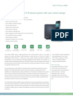 High-Performance DECT IP Phone System With User-Centric Design