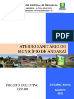 Projeto Executivo - Aterro Sanitário Do Município de Andaraí