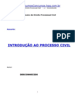 Resumo de Direito Processual Civil