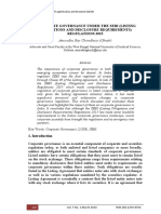 Corporate Governance Under The SEBI (Listing Obligations and Disclosure Requirements) Regulations 2015 - by Anuradha Roy Chowdhury (Ghosh)