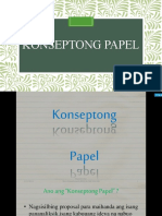 Konseptong Papel