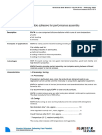 Flexible Adhesive For Performance Assembly: 1.1. Processing