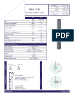 XP85-16-TX: Polarisation Gain HBW Elec Downtilt Frequency Cross Polarised Single Band Antenna Xpol +45 - 45