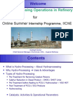 Hydro-Processing Operations in Refinery: Online Summer, Iiche For