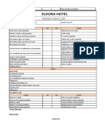 Room Checklist - I Made Prahlada Gusti Warmadewa