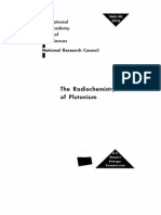 The Radio Chemistry of Plutonium - Us AEC