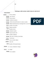 Activities I.: Classify Each of The Following As Either Nominal, Ordinal, Interval or Ratio Level of Measurement