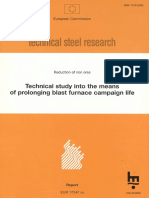 Technical Study Into The Means of Prolonging Blast Furnace Campaingn Life