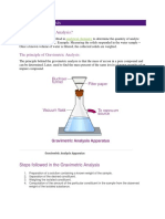 Gravimetric Analysis