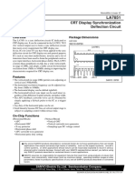 CRT Display Synchronization Deflection Circuit: Package Dimensions