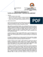 Práctica de Laboratorio #01 Control de Calidad en Papel y Cartón de Uso Alimentario