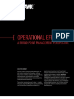 Operational Efficiency: A Brand Point Management Perspective