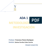 Ada1 Metodologia