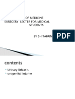 Dbu Collage of Medicine Suregery Lecter For Medical Students by Shitahun A