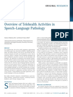 2008 Mashima Overview of Telehealth Activities in