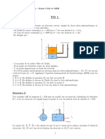 TD - Mecanique Des Fluides