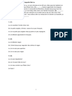 CE-TEF Les 17 Textes À Trous Avec Correction Détaillée