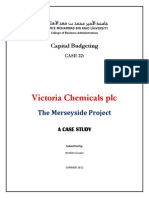 Victoria Chemicals PLC: The Merseyside Project