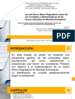 Implicaciones Del Nuevo Marco Regulatorio Sobre Los Procesos Contables y Administrativos de Las Transacciones Realizadas en Moneda Extranjeras