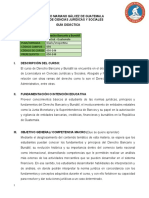 050-246 Derecho Bancario y Bursátil