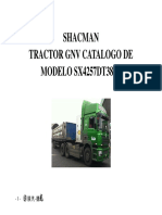 SX4257DT384T - Shacman Tractor GNV Catalogo