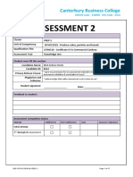 Assessment 2: Canterbury Business College